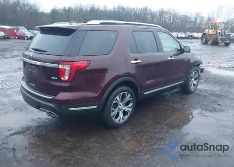 2018 Ford Explorer Platinum из США, поврежденный, VIN 1FM5K8HT0JGC30607